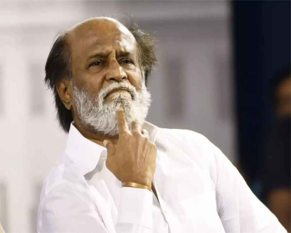 Rajini's next film titled 'Darbar,' first look unveiled