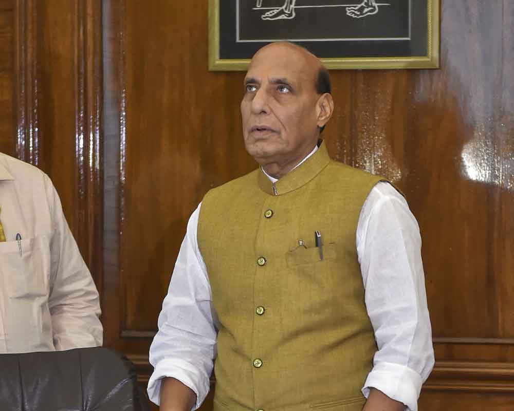 Rajnath holds high-level meet after taking charge as Defence Minister