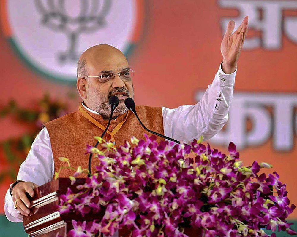 Shah attacks Rahul for 'arrest' of techies for raising pro-Modi slogans