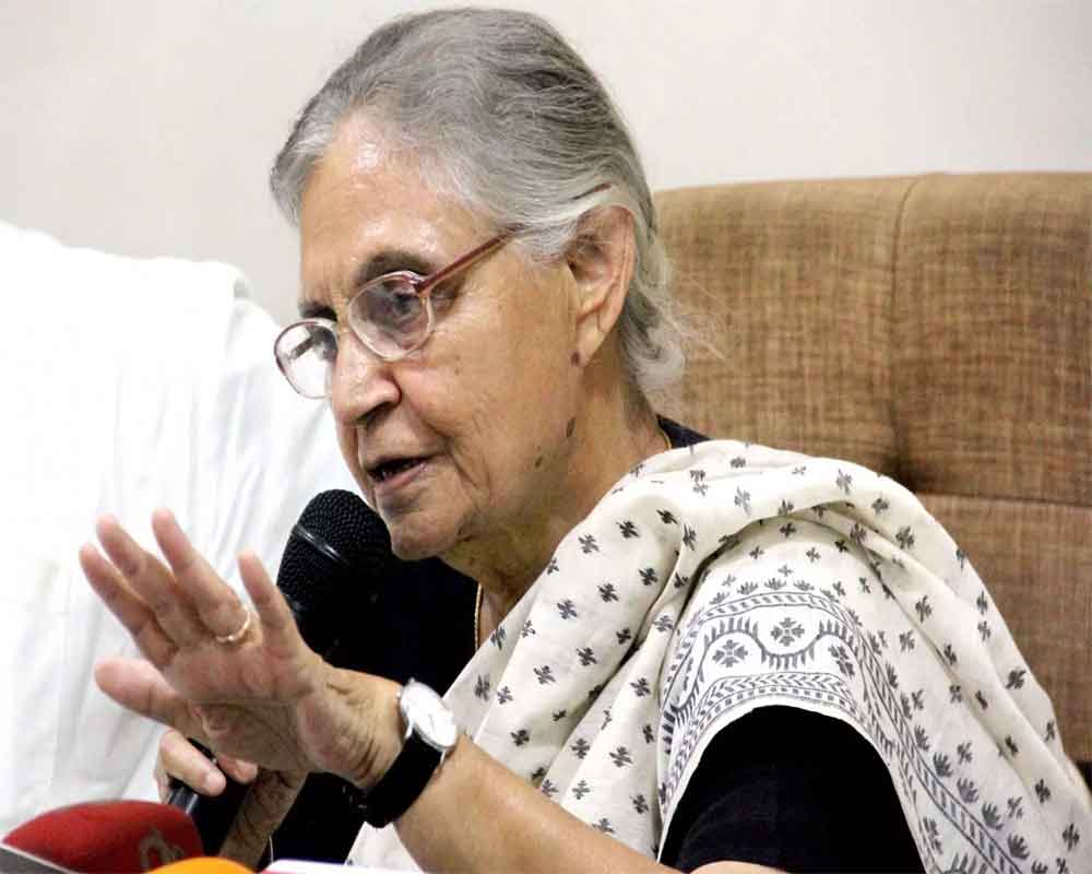 Sheila Dikshit new Delhi Congress chief