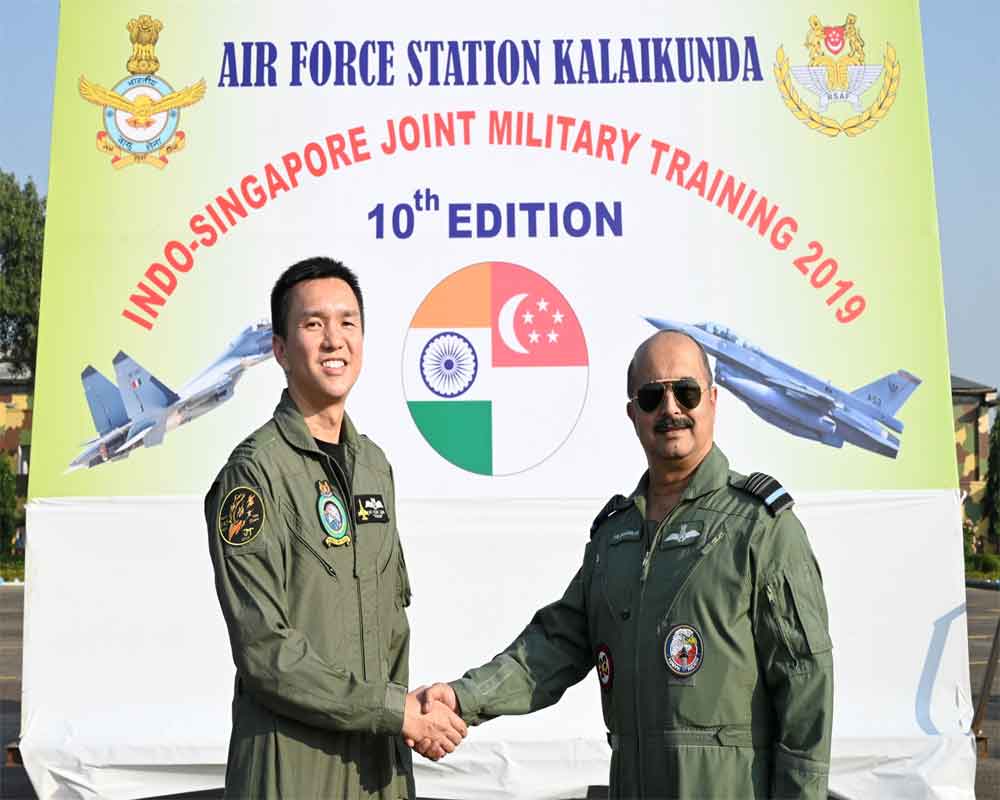 Singapore, India air forces hold joint training exercise