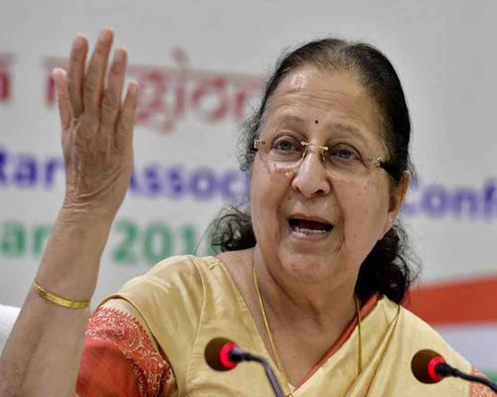 Sumitra Mahajan not to contest LS polls, says has freed party to make its choice