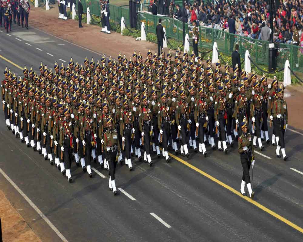 Traditional 21-Gun Salute at R-Day Parade at Rajpath