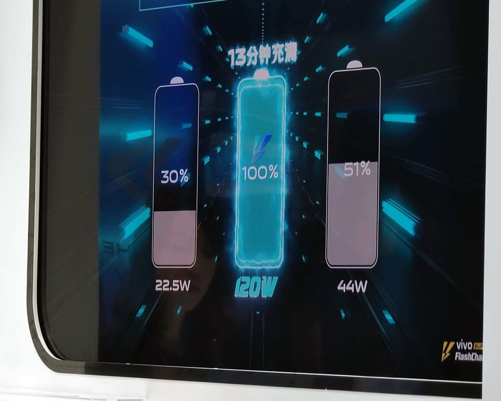 Vivo unveils 120W ultra high power charging