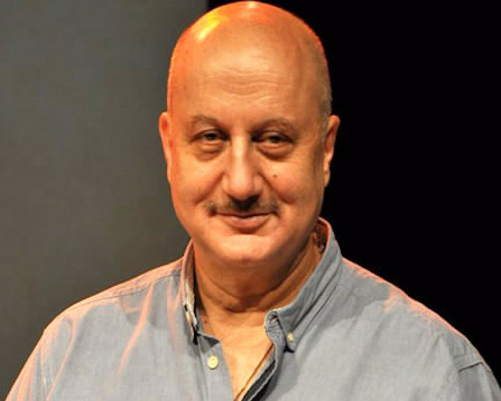 Anupam Kher unveils cover of his new book 