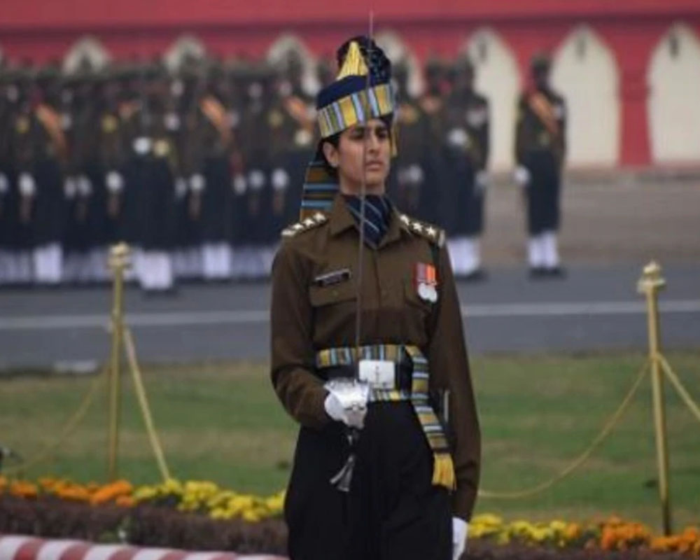 Army Day parade underway, first-time woman Parade Adjutant to lead all-men contingents