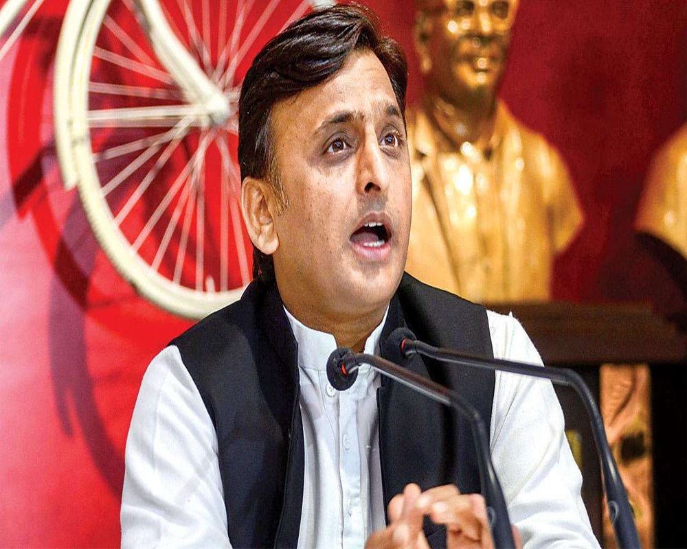 Baaees mein bicycle: Akhilesh Yadav coins new slogan for 2022 UP assembly polls