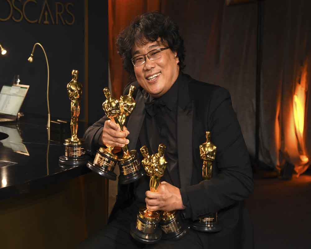 Bong Joon Ho creates Oscar history with best picture win for 'Parasite'