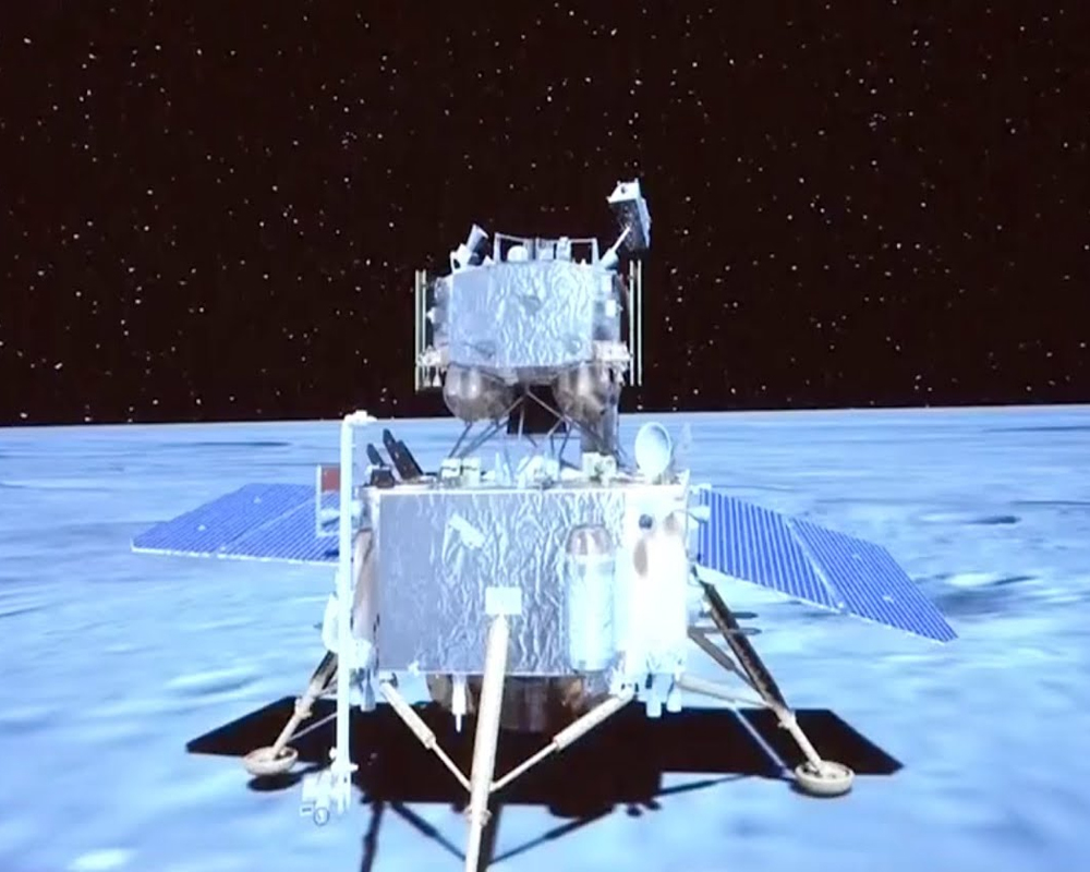 China's spacecraft takes off from moon with lunar samples
