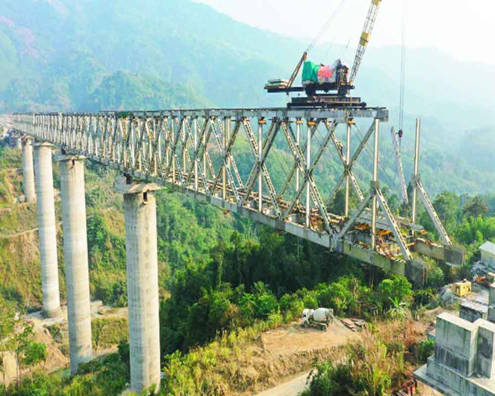 First ever 100m pier bridge built