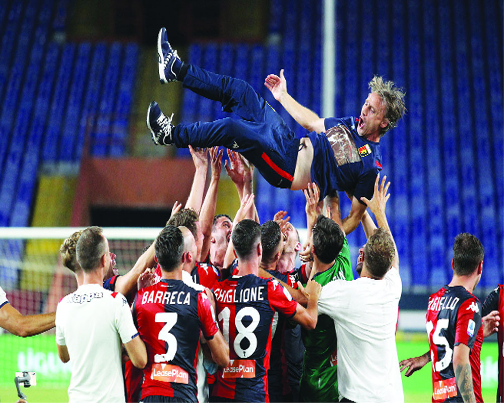 Genoa retain Serie A place