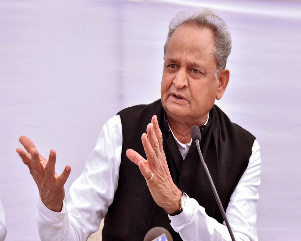 Have written to Prez, spoken with PM on current political situation in Rajasthan: CM to Cong MLAs