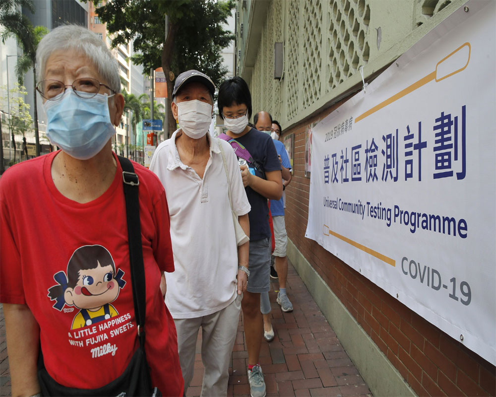 Hong Kong begins mass-testing for virus amid public doubts