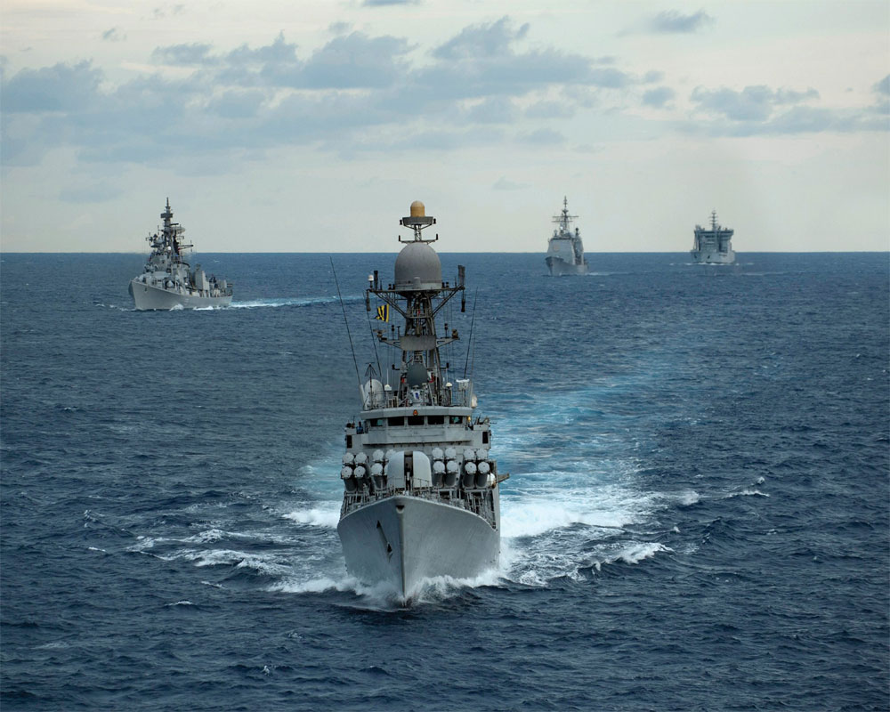 India and three major democracies all set for naval drill in Indian Ocean