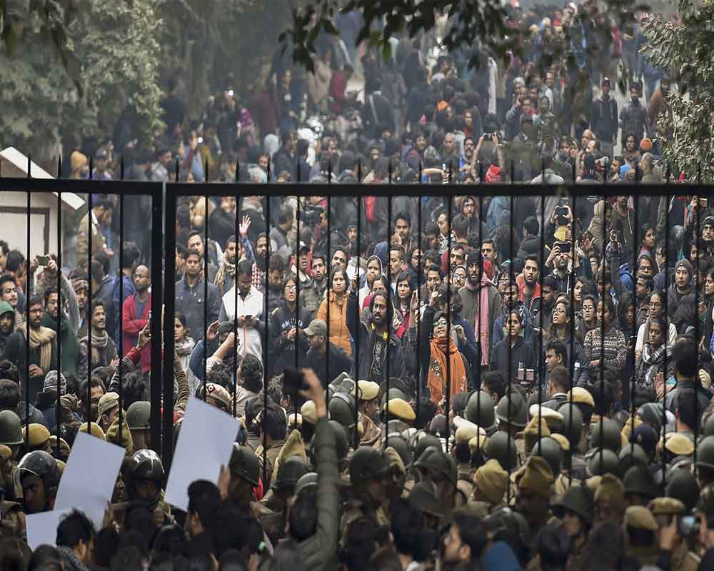 JNU violence: HRD Ministry meets univ officials, VC Jagadesh Kumar stays away