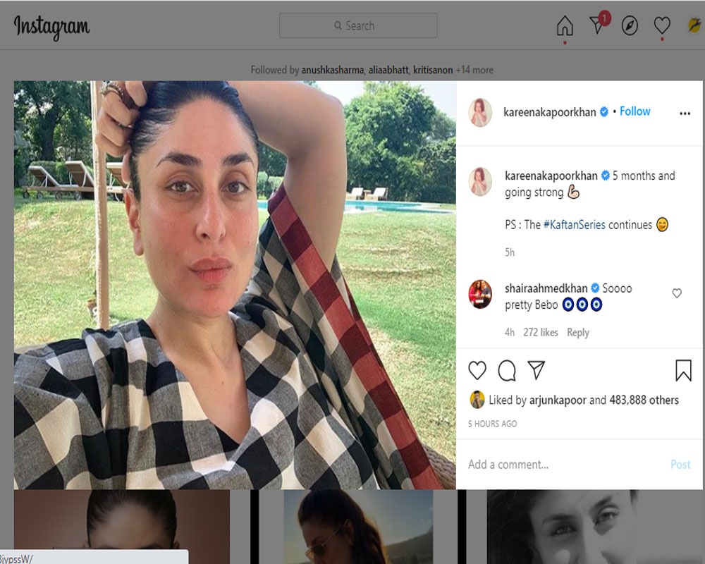 Kareena shares pregnancy update: '5 months and going strong'