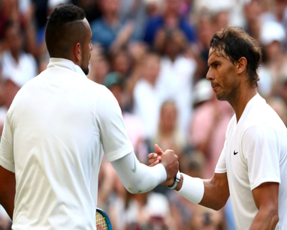 Kyrgios tells bitter rival Nadal: 'Let's do Insta'