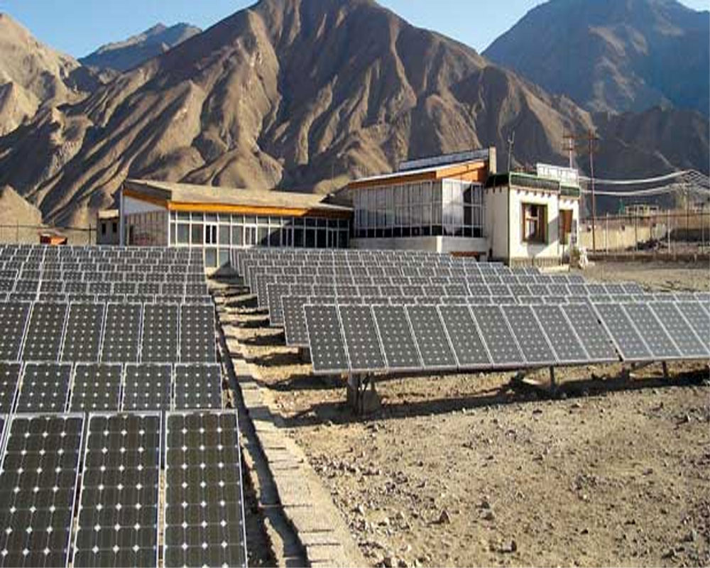 Ladakh gets largest solar project at Leh IAF station