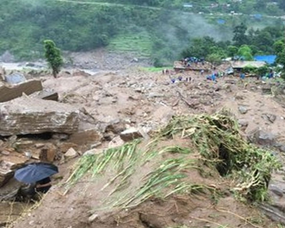 Landslide kills 9 in central Nepal; 22 missing