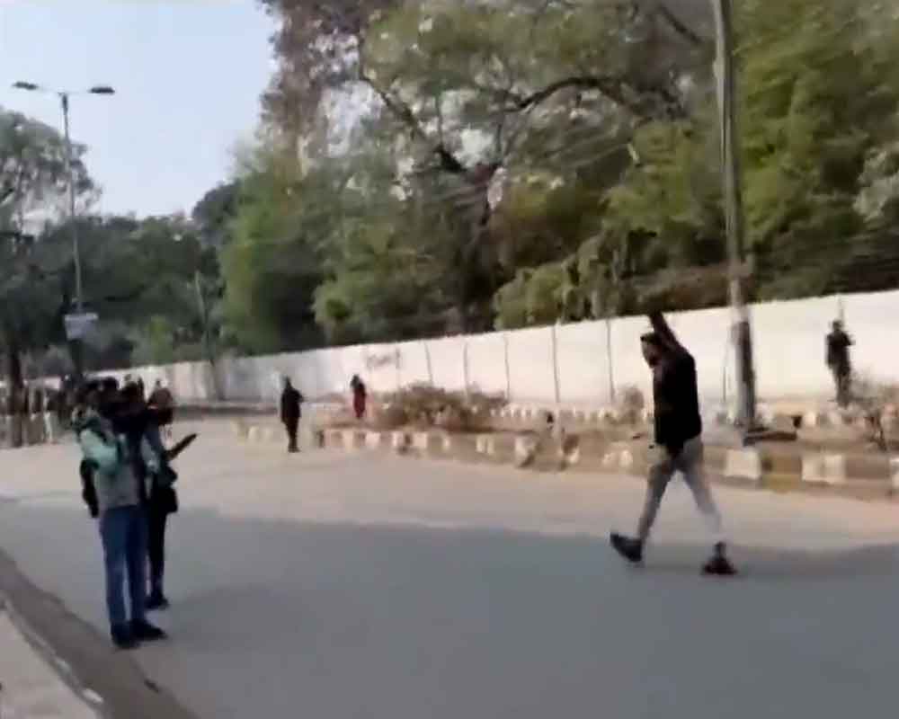 Jamia student injured as man fires at anti-CAA protesters