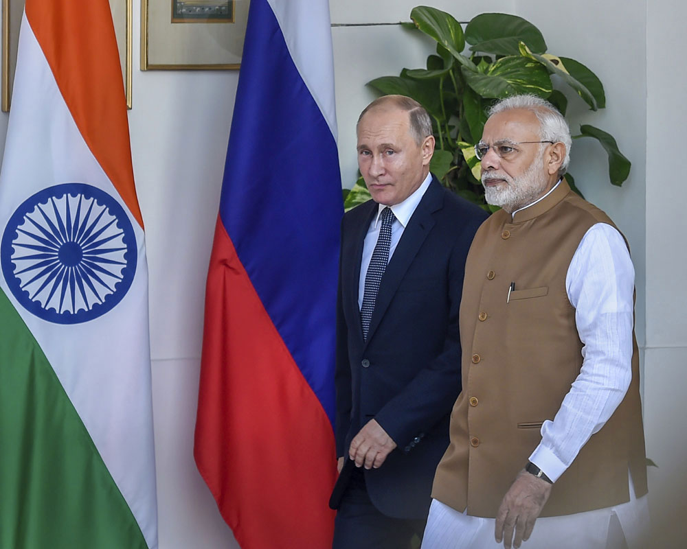 Modi, Putin discuss bilateral ties, post-COVID world