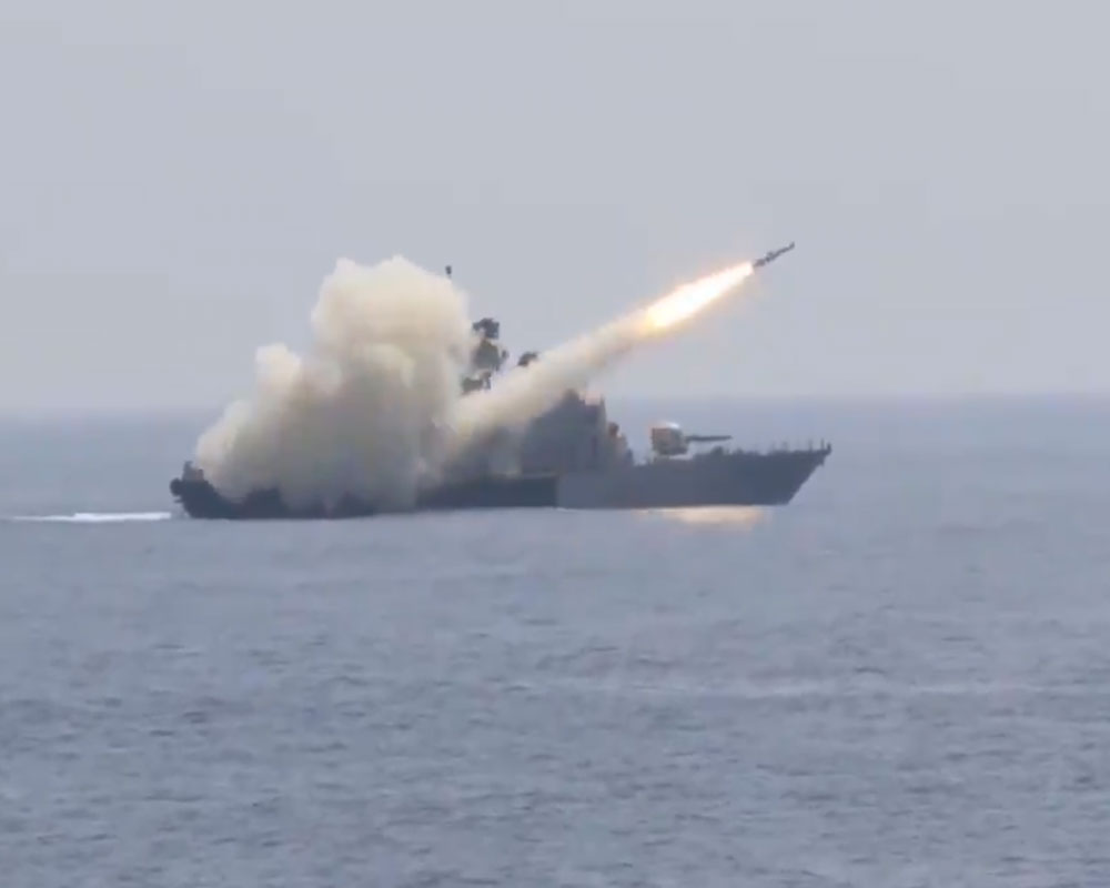 Navy demonstrates combat readiness; releases video of missile hitting ...