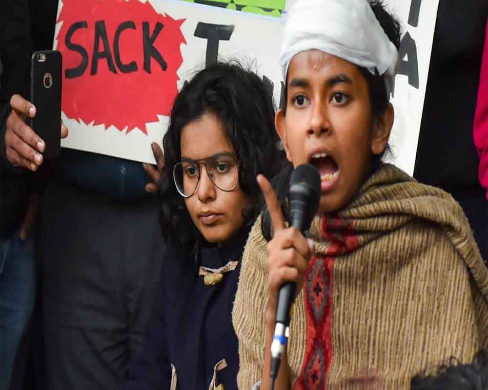 No compromise over removal of VC: JNUSU president Aishe Ghosh