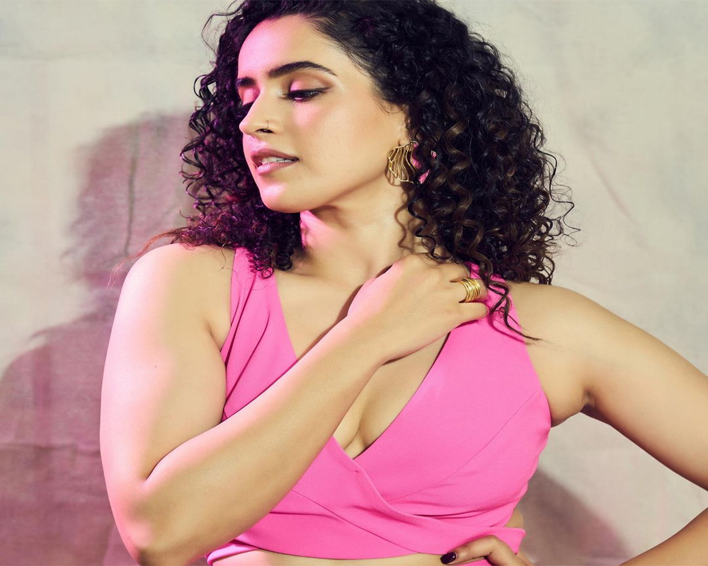 Sanya Malhotra strikes a cool pose in hot pink