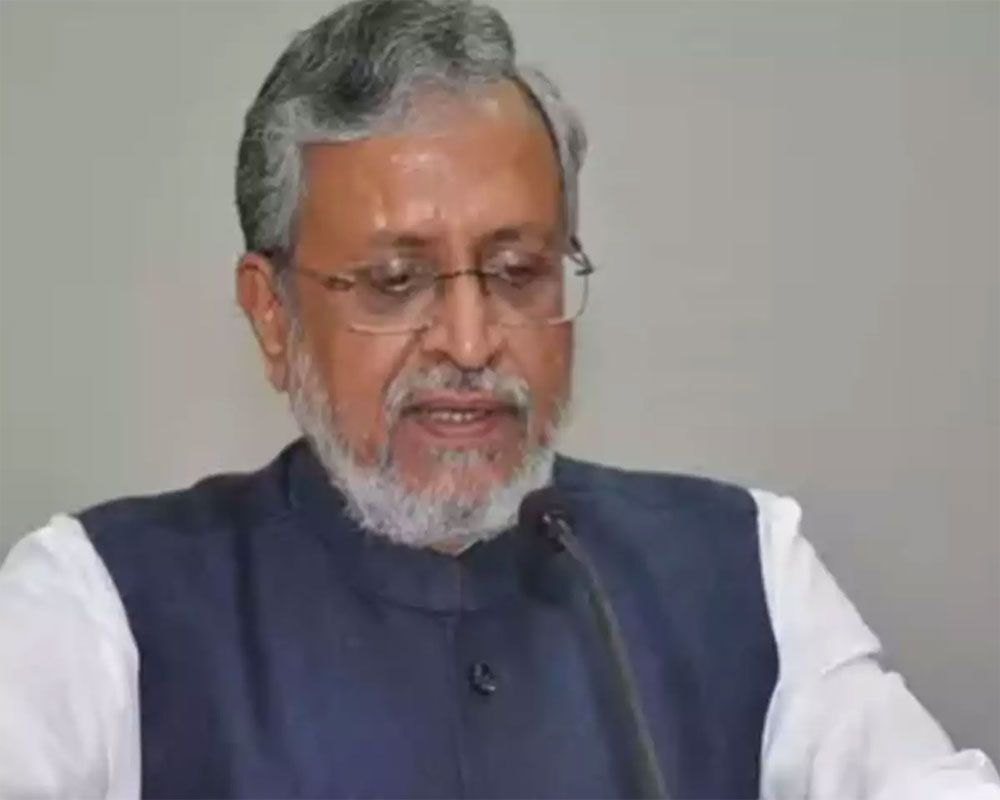 Sushil Modi files nominations for Bihar Rajya Sabha by-poll