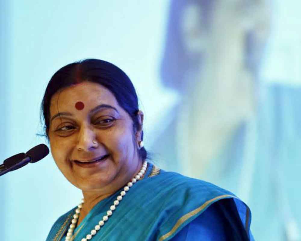 Sushma, Jaitley's family members thank PM for Padma Vibhushan