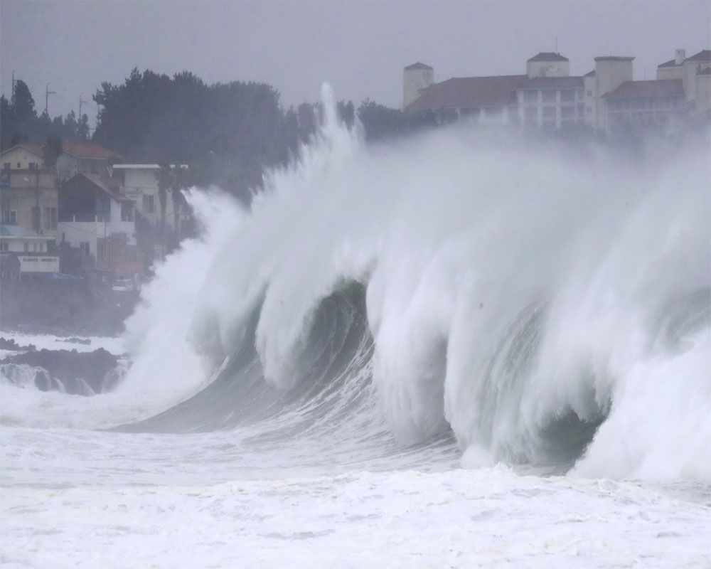 Typhoon Haishen approaches Japan packing powerful winds