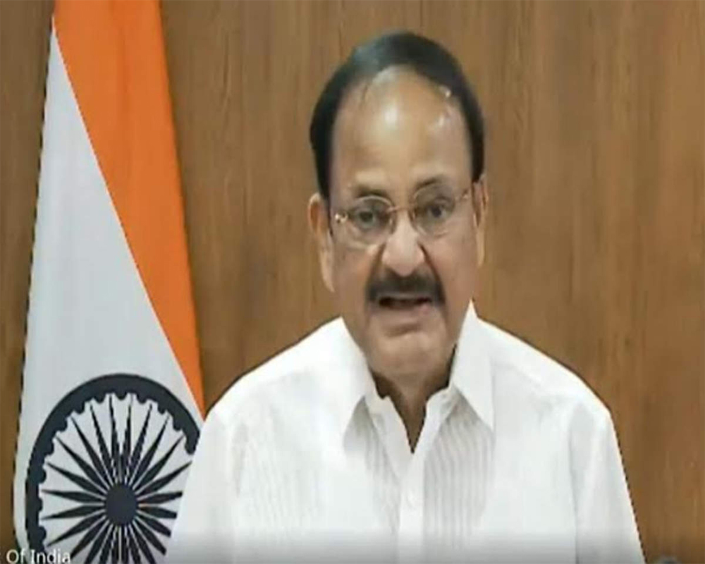 Vice President Naidu pays tribute to JP on his birth anniversary