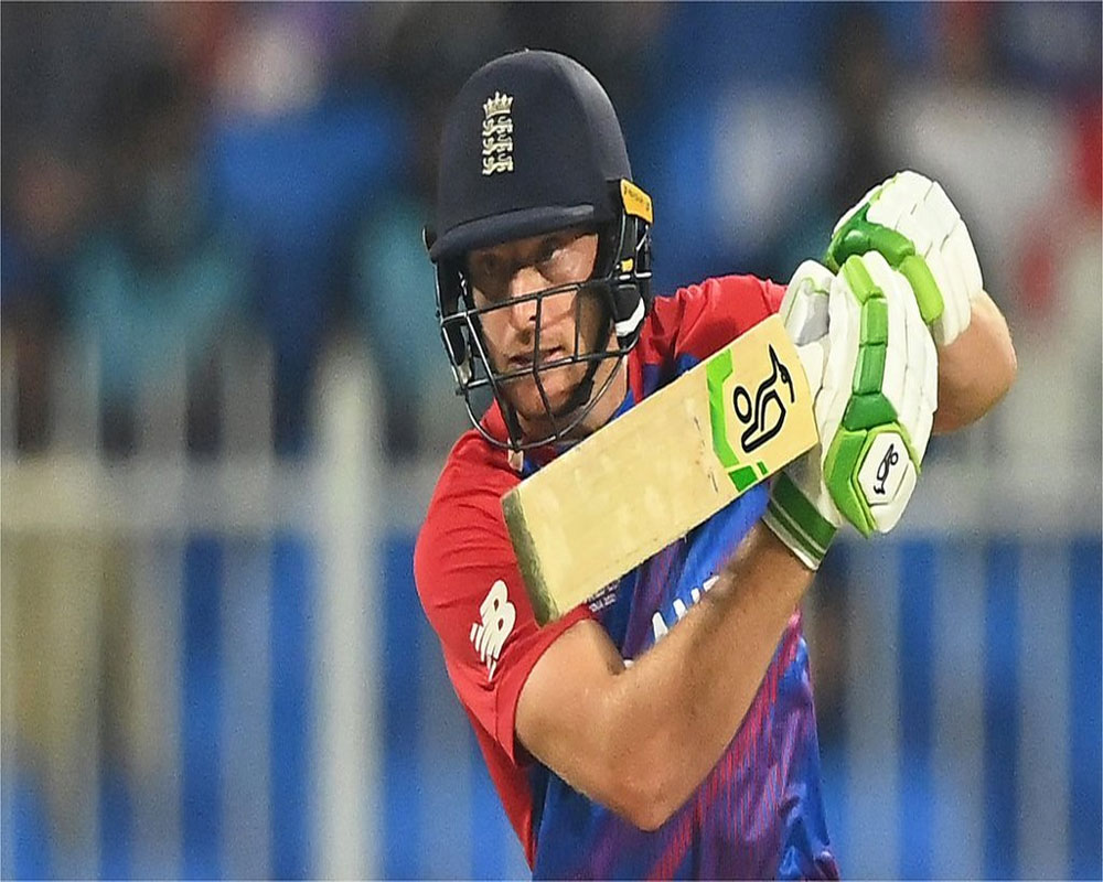 Buttler's unbeaten century takes England to 163/4 against SL