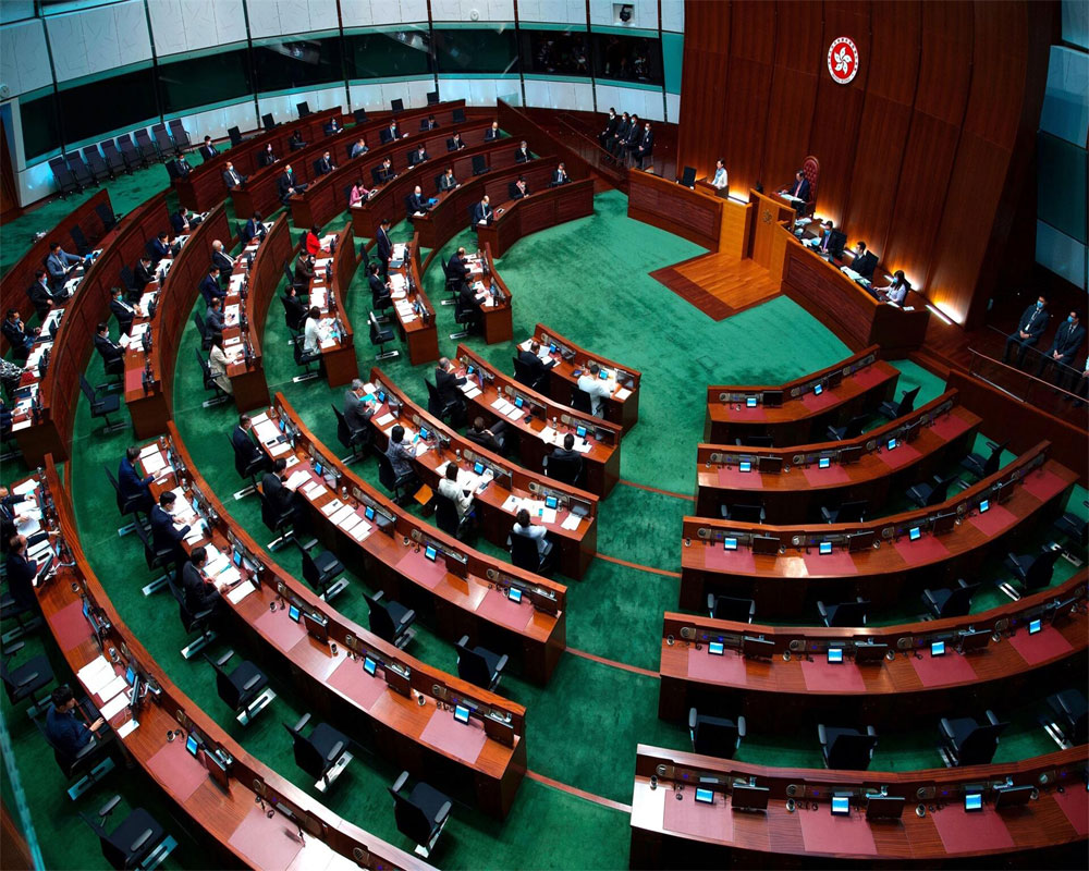 China reduces elected seats in Hong Kong legislature