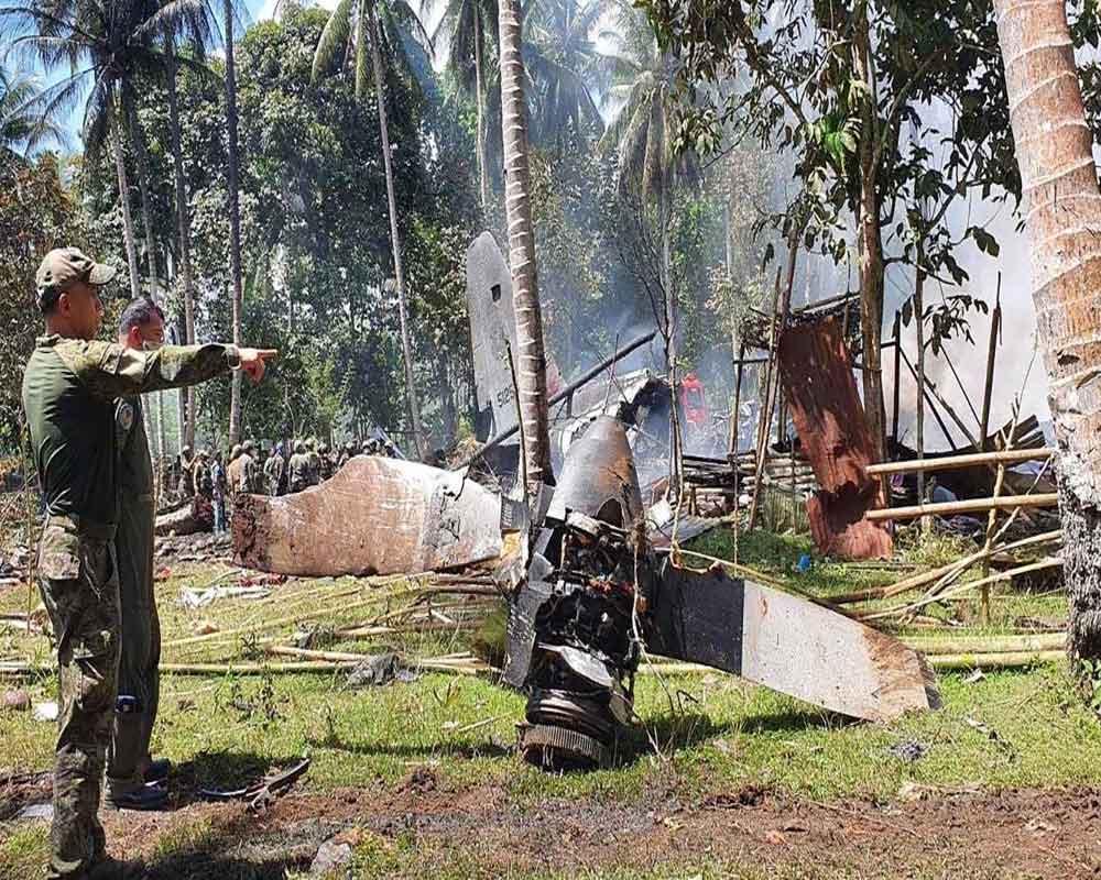 Death toll in Philippine military plane crash reaches 52