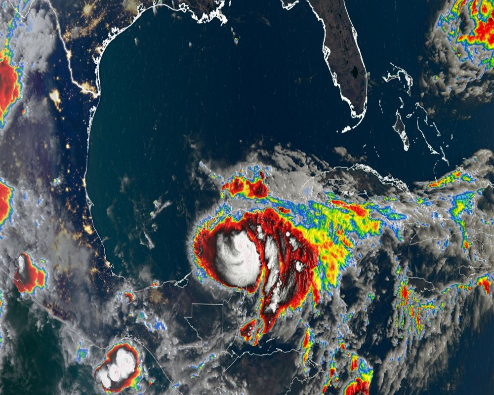 Hurricane Grace strengthens heading for 2nd hit on Mexico