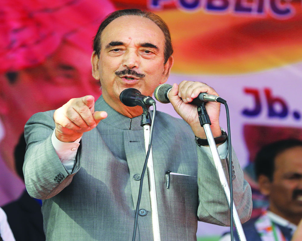 J&K Cong sees rebellion, Azad’s loyals at forefront