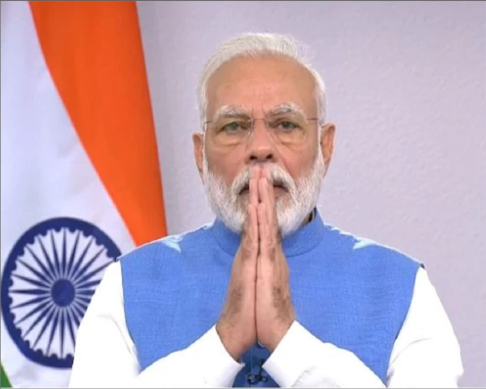 PM Modi greets people on Dhanteras