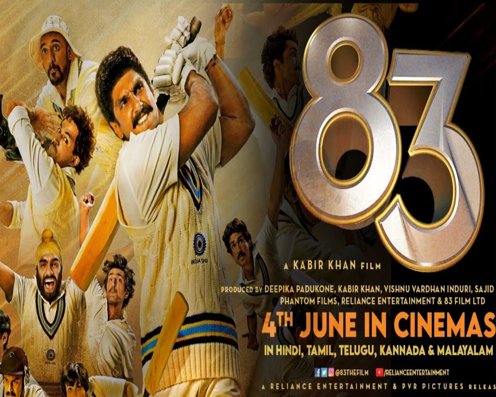 Ranveer Singh Starrer 83 To Hit Theatres On June 4