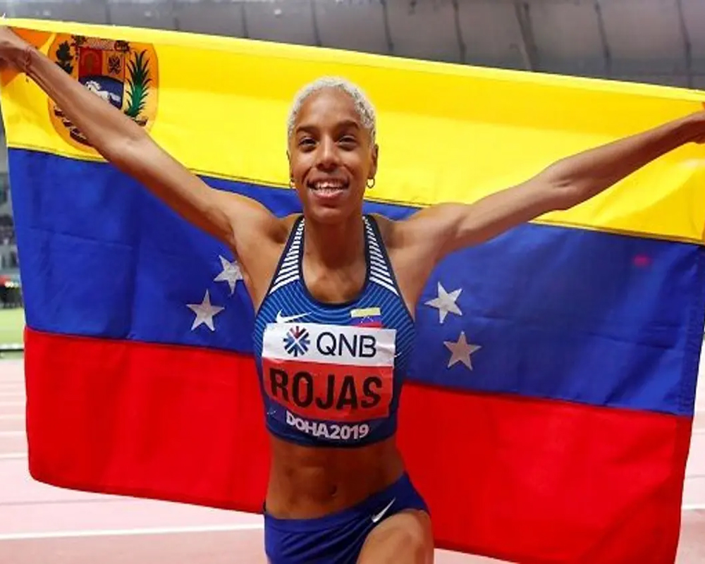 Rojas sets world record to win Olympic women''s triple jump