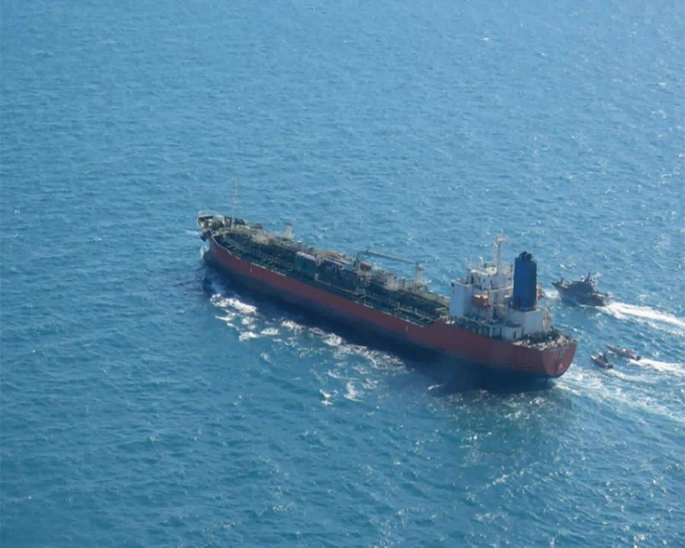 South Korean tanker was boarded by armed Iran Guard forces