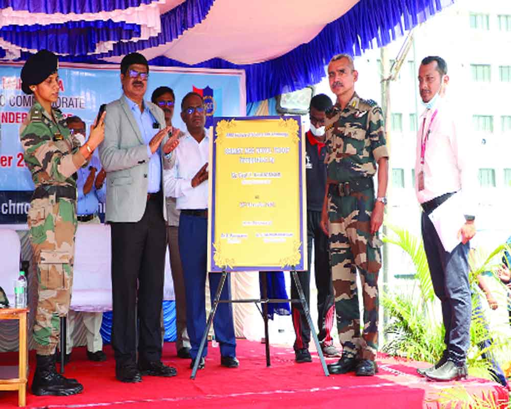 SRM NCC Naval Troop inaugurated on Navy Day