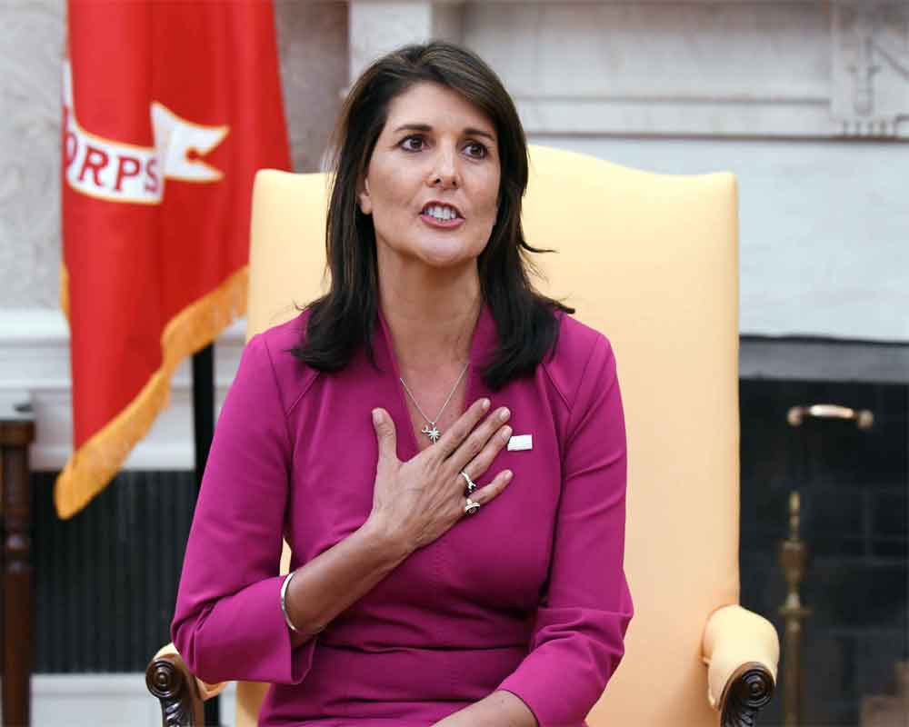 US has 'surrendered' to Taliban, says Nikki Haley