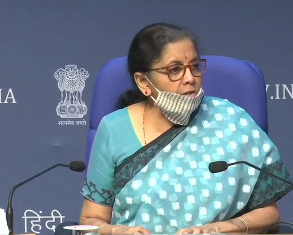 US Treasury Secretary Janet Yellen speaks with FM Nirmala Sitharaman