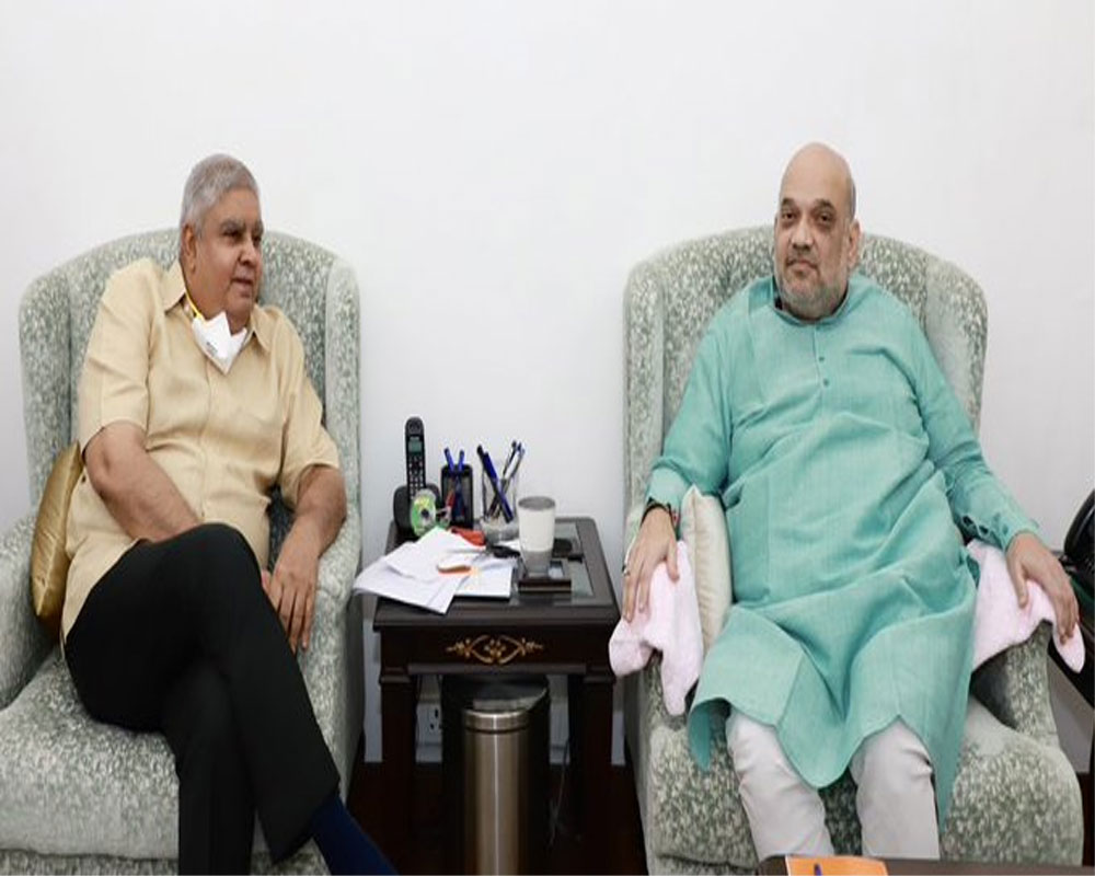 West Bengal Governor Meets HM Amit Shah