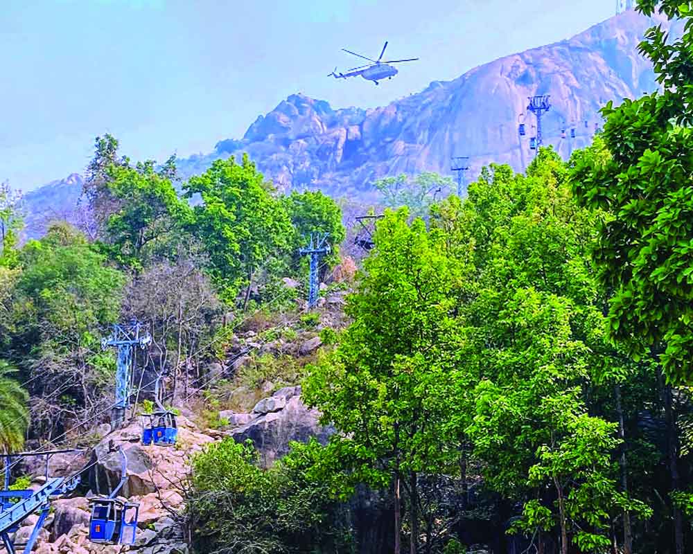 2 die in Deoghar ropeway accident, scores trapped  in dangling cable cars