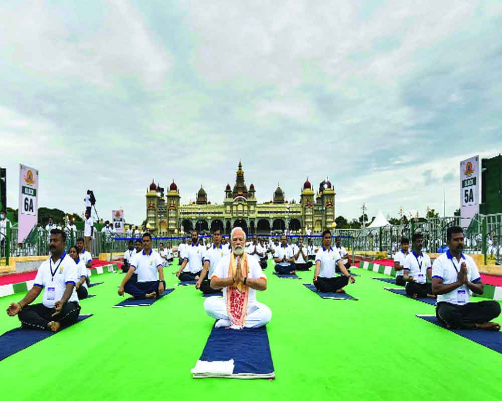 Ancient Indian practice ‘Yoga’ now global festival, says Modi