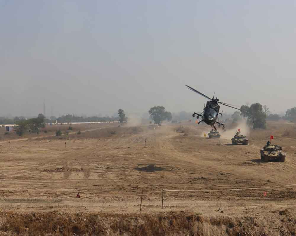 Army, Air Force conduct joint exercise 'Gagan strike' in Punjab