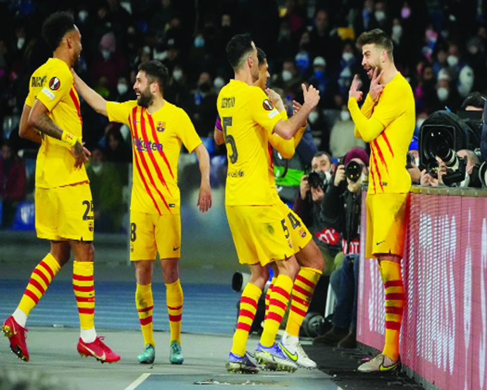 Barca advances in Europa League