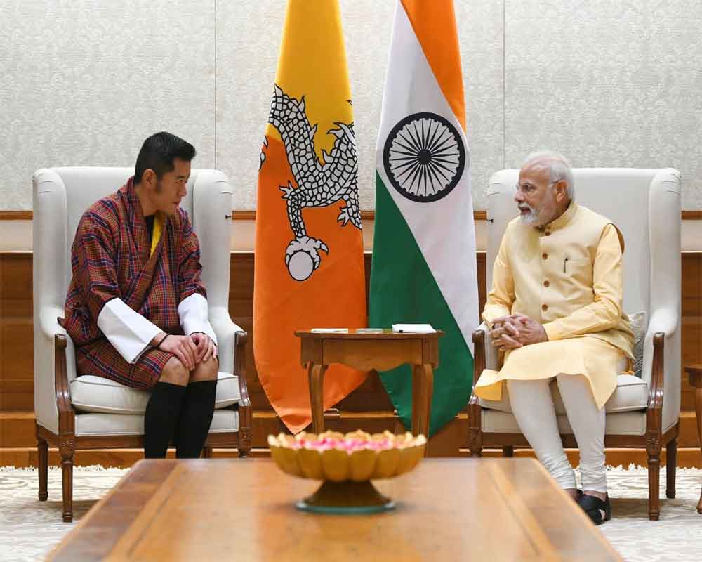 Bhutan king meets PM Modi